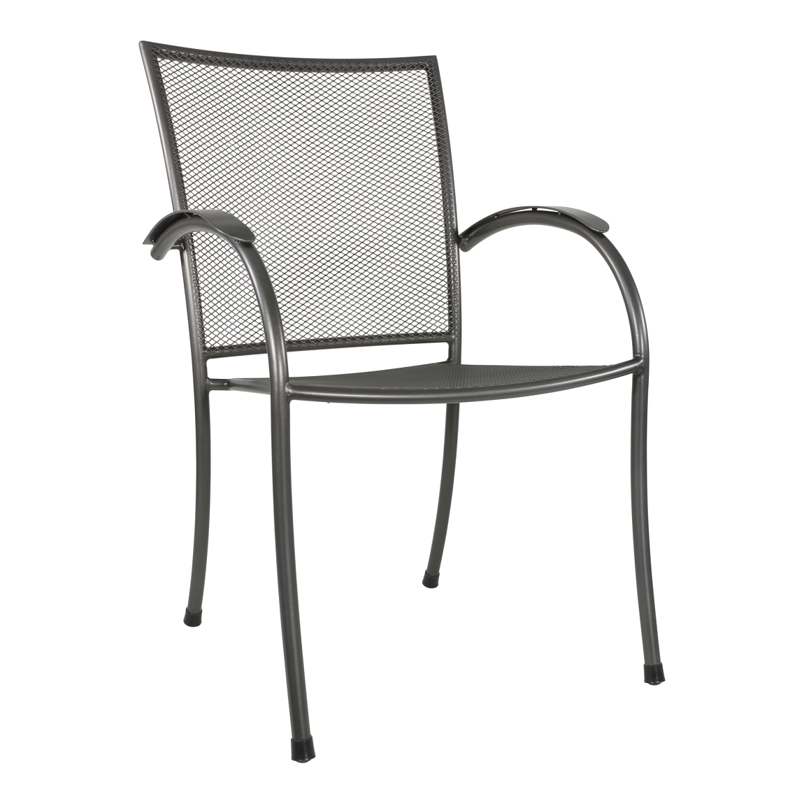 Tuinstoel metaal model Nordic kleur grijs