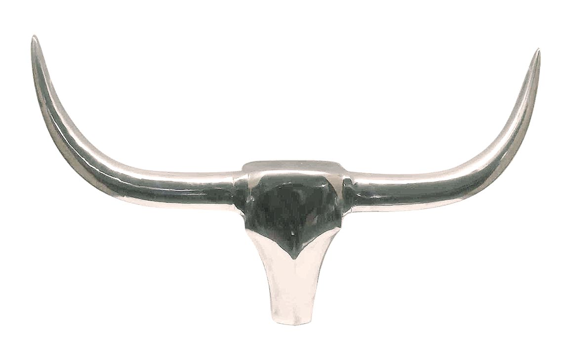 Muurdecoratie stier aluminium xxl