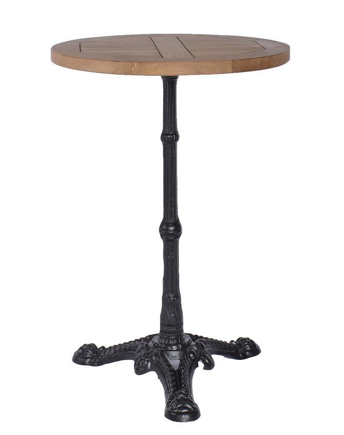 Bistro terrastafel teakhout rond 50 cm