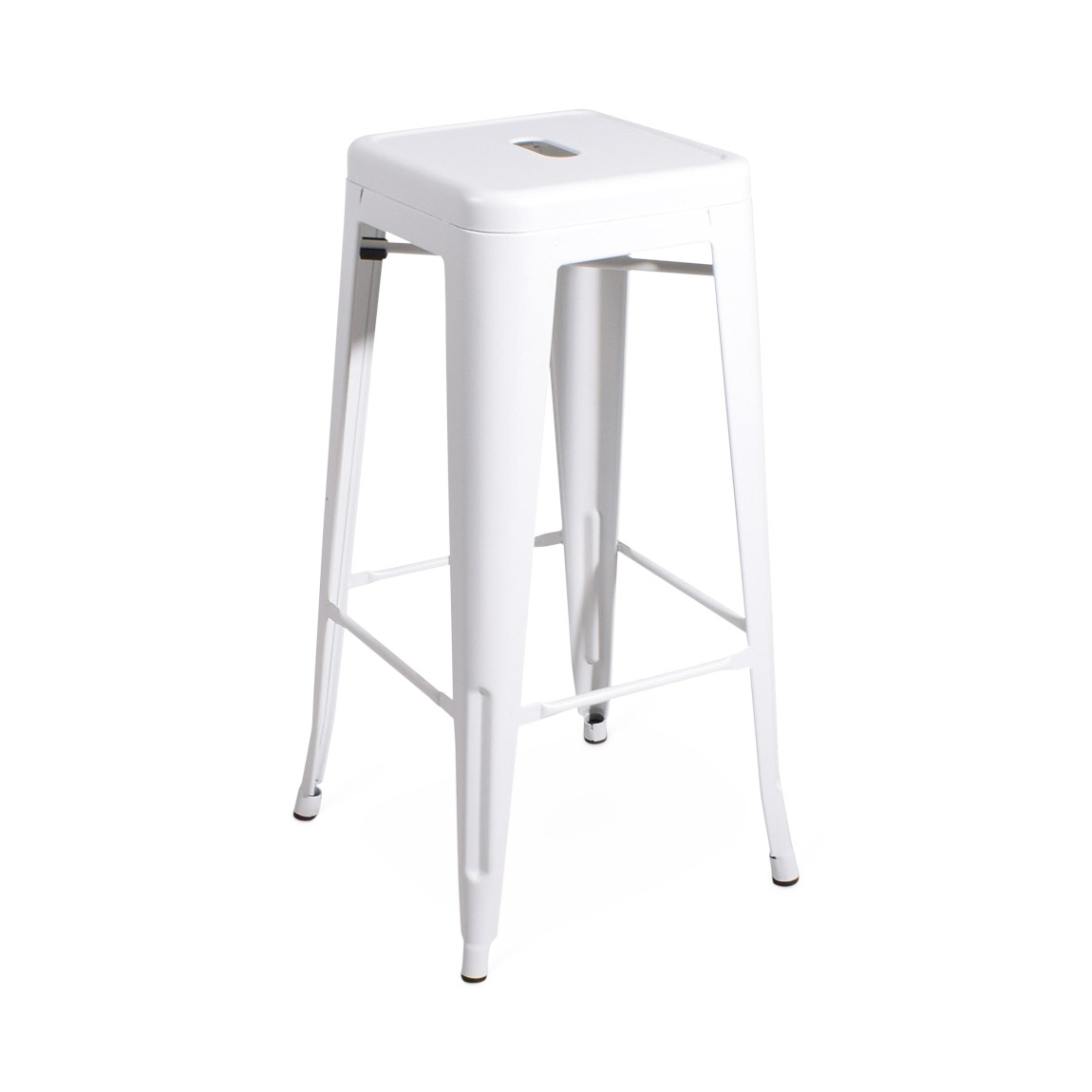 Industriële stapelbare barkruk - wit