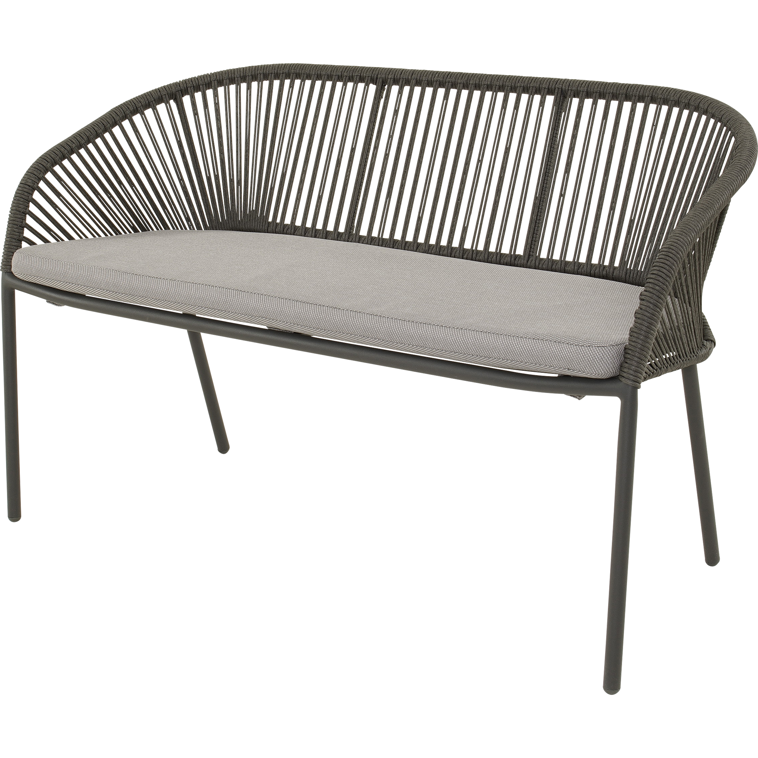 Tuinbank Iceland – 2-zits met rope rugleuning