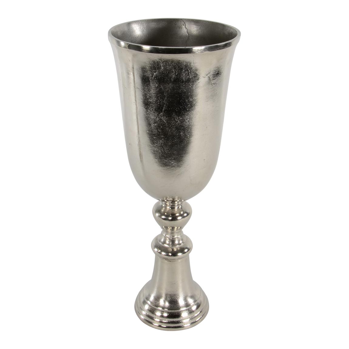 Vaas brush aluminium 52 cm hoog