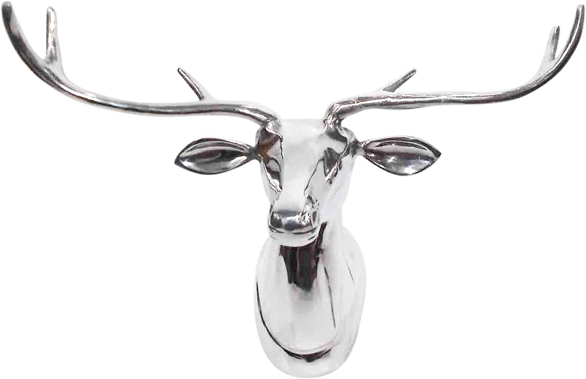 Muurdecoratie hert sauerland aluminium
