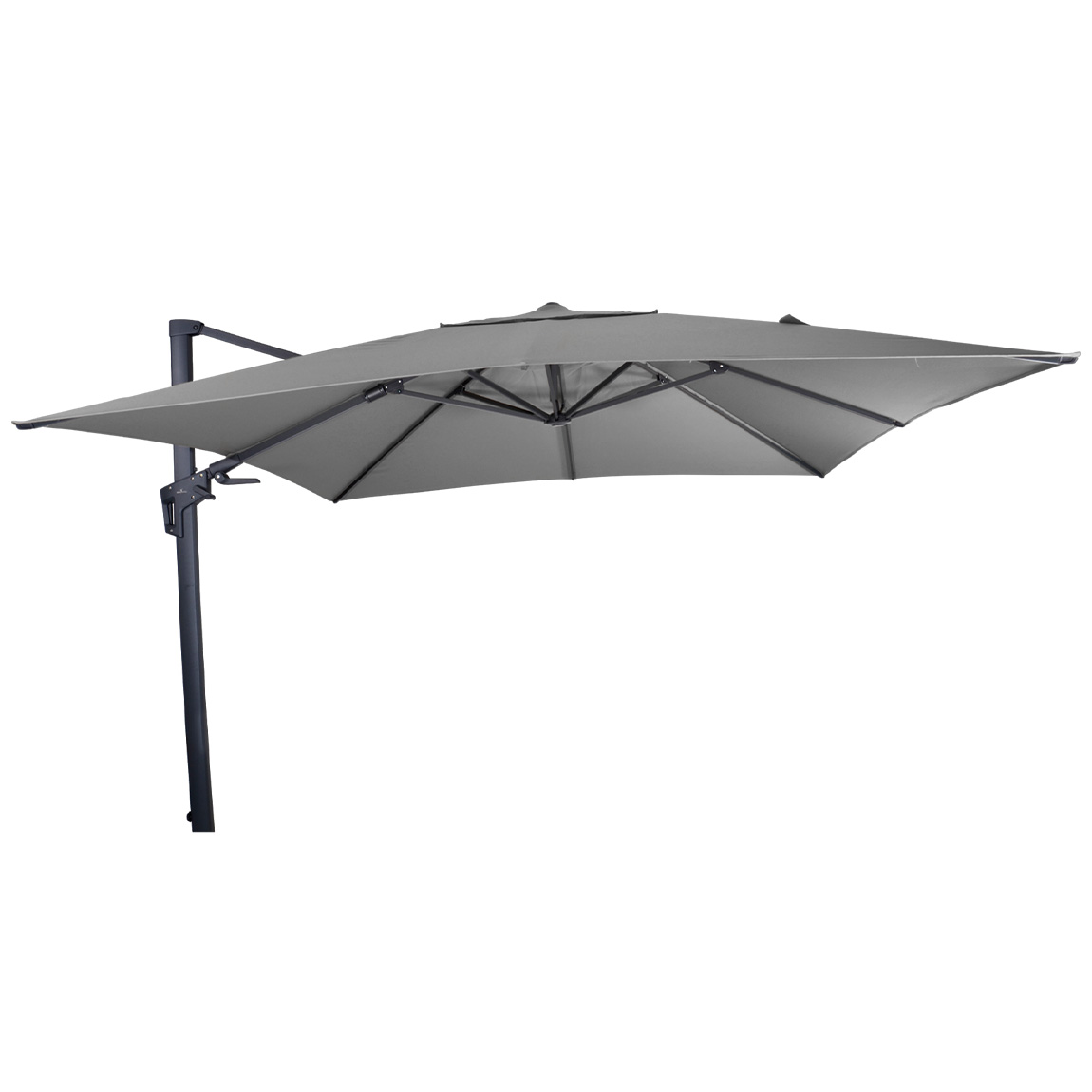 Zweefparasol Virgo-Flex 3x3 meter - grijs