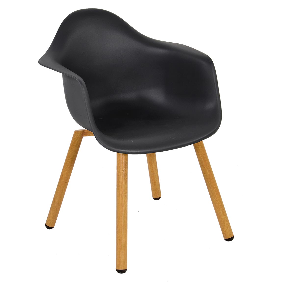 Montreux kunststof tuinstoel zwart