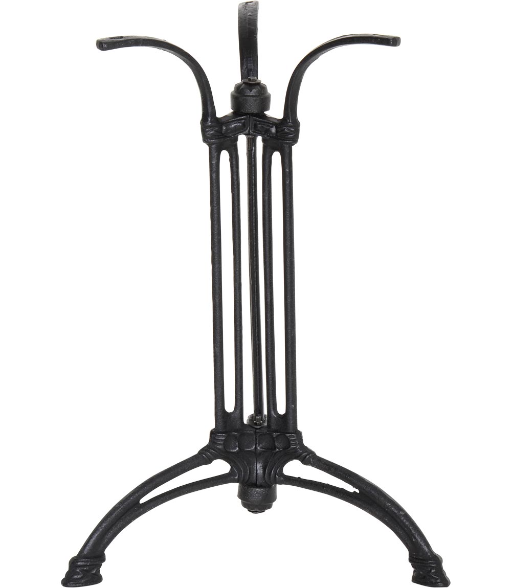 Gietijzer tafelonderstel 71 cm hoog 3 poot