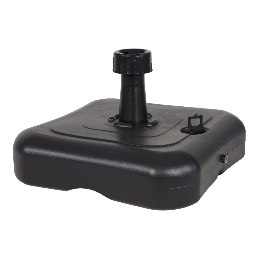 Parasolvoet kunststof vulbaar tot 10 liter antraciet