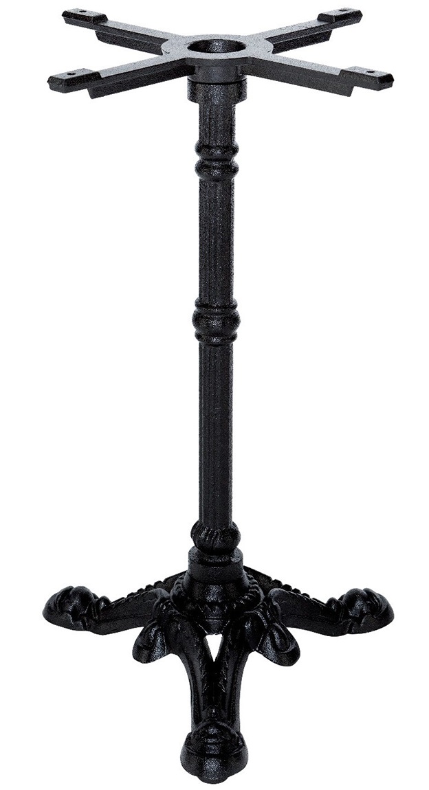 Gietijzer onderstel tafel 72 cm hoog model bistro 3