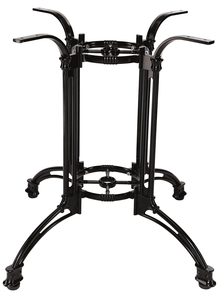 Aluminium tafelonderstel grande 70 cm hoog 4 poot
