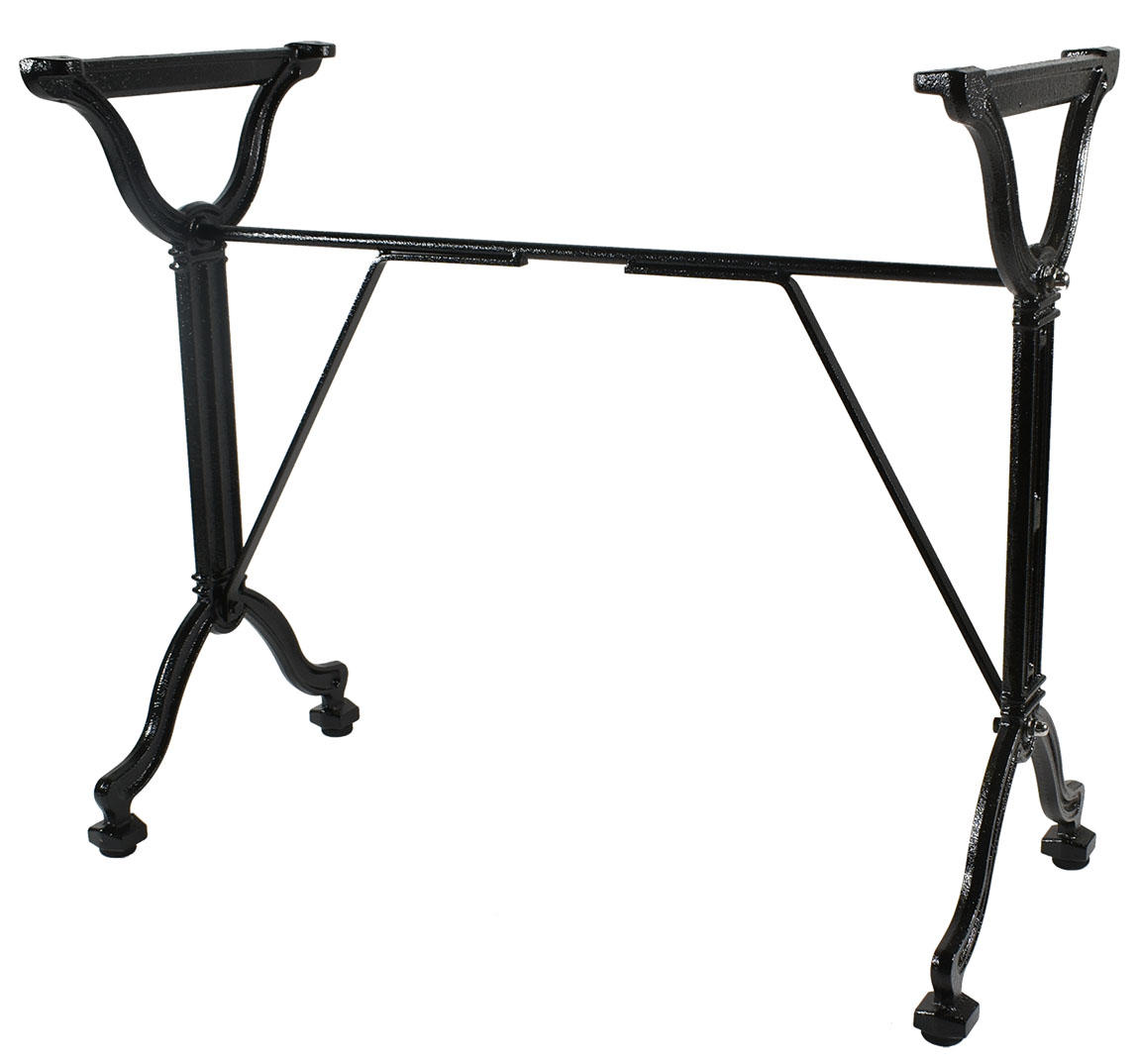 Gietijzer tafelonderstel retro groot 71 cm hoog