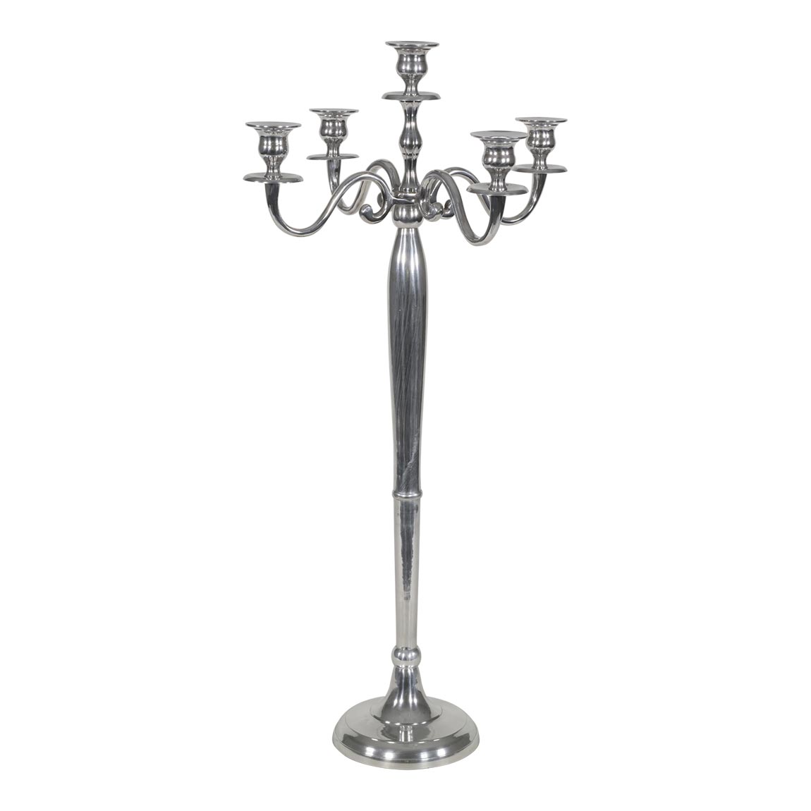 Kandelaar classic aluminium 78 cm