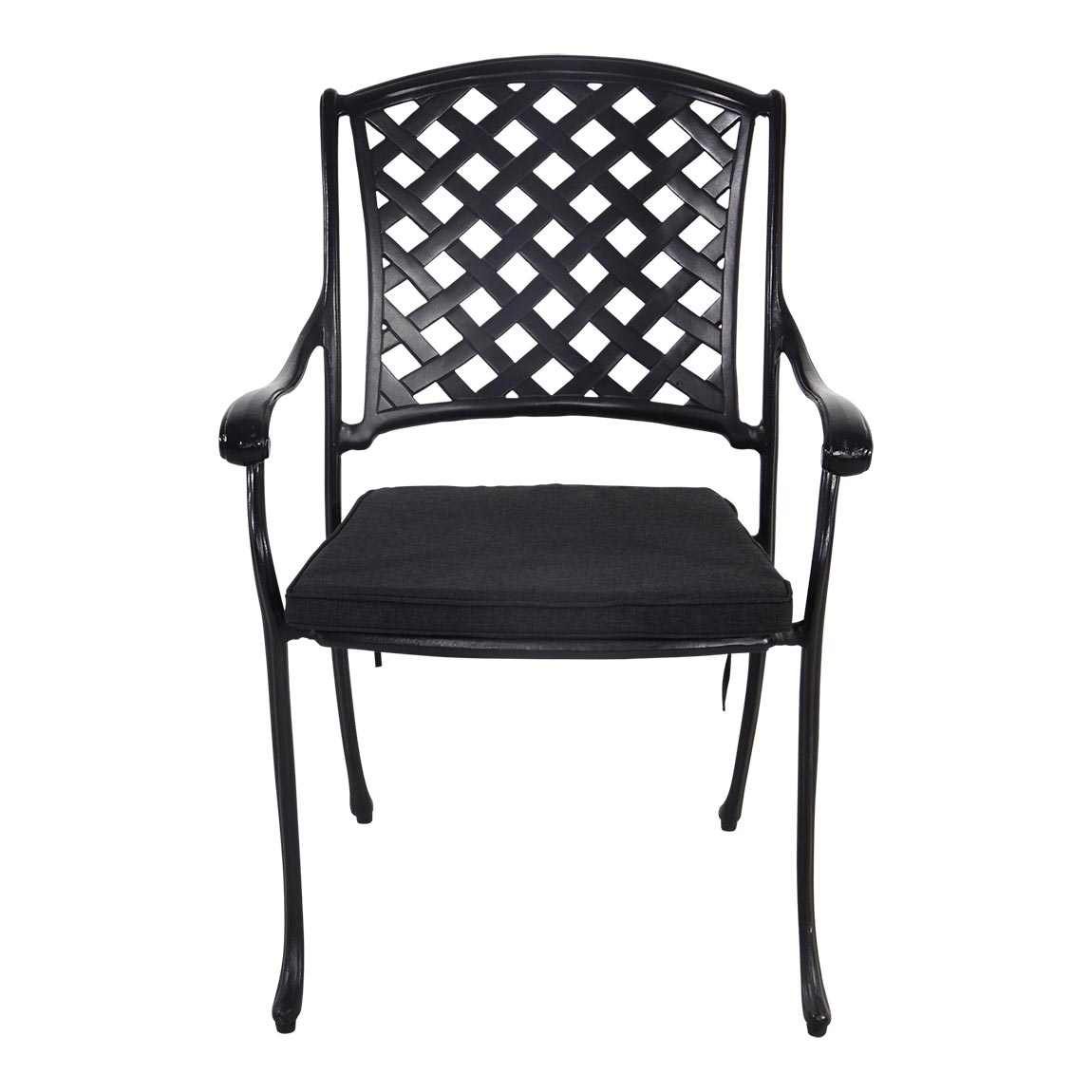 Tuinstoel kussen dallas antraciet