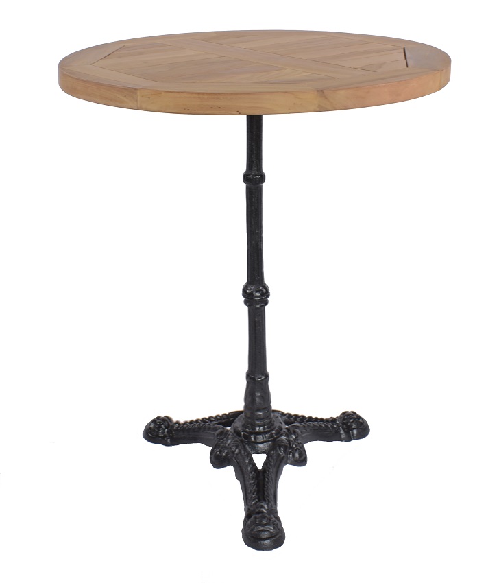 Bistro terrastafel teakhout rond 60 cm