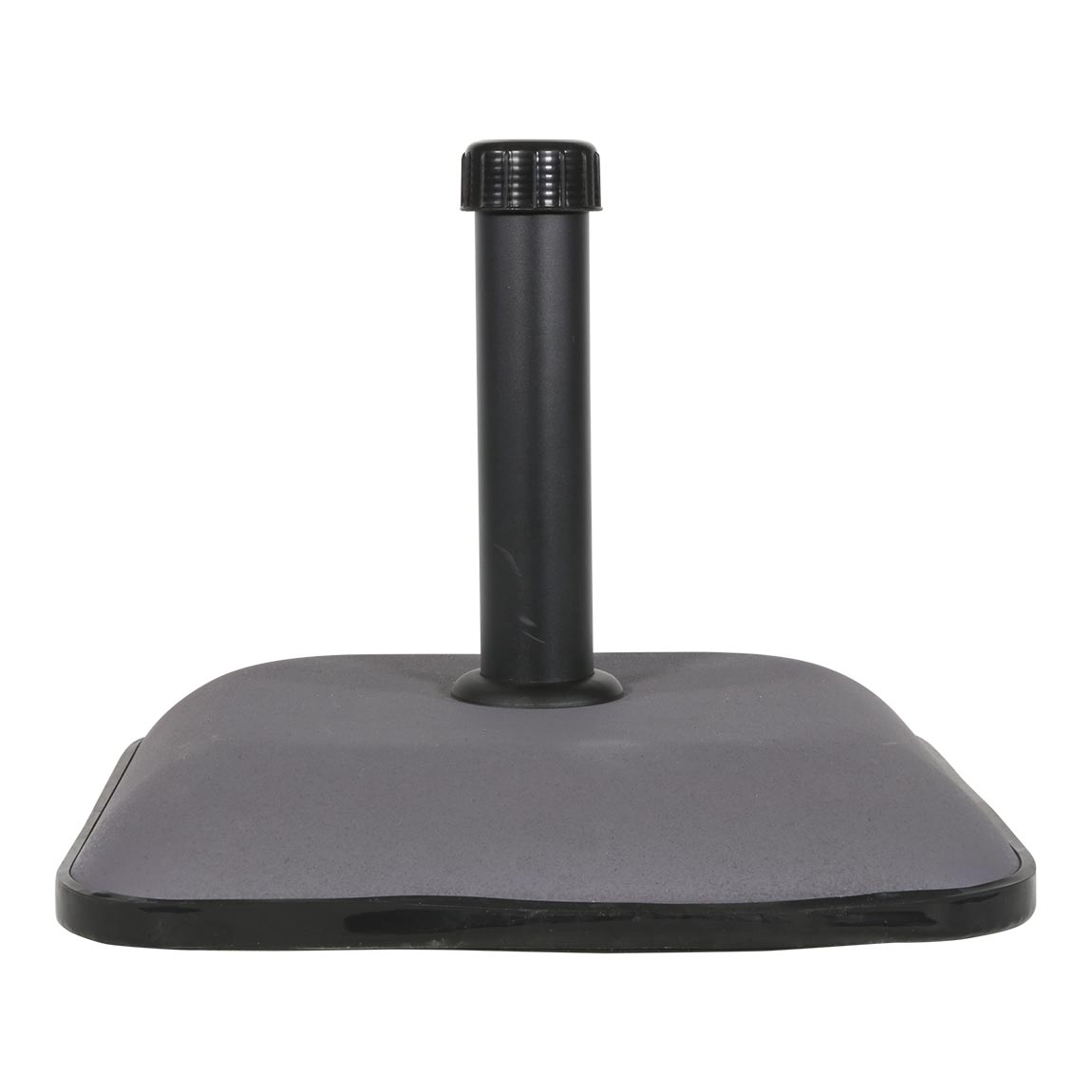 Parasolvoet beton vierkant 25 kg kleur grijs