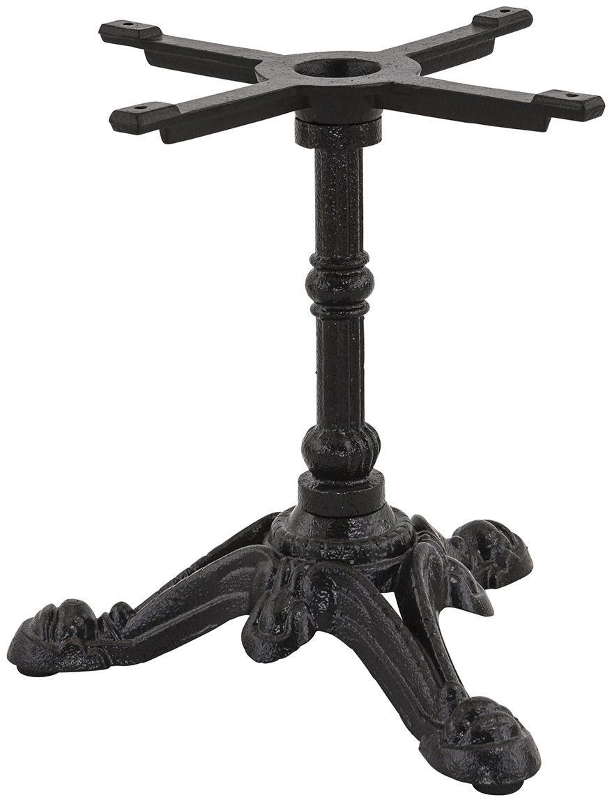 Gietijzer onderstel salontafel 43 cm hoog