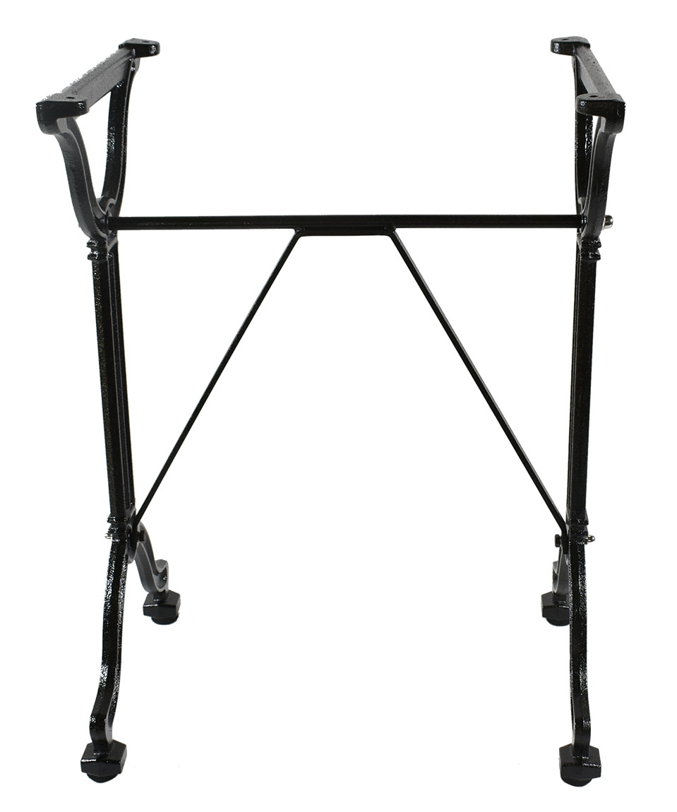 Gietijzer tafelonderstel retro klein 71 cm hoog