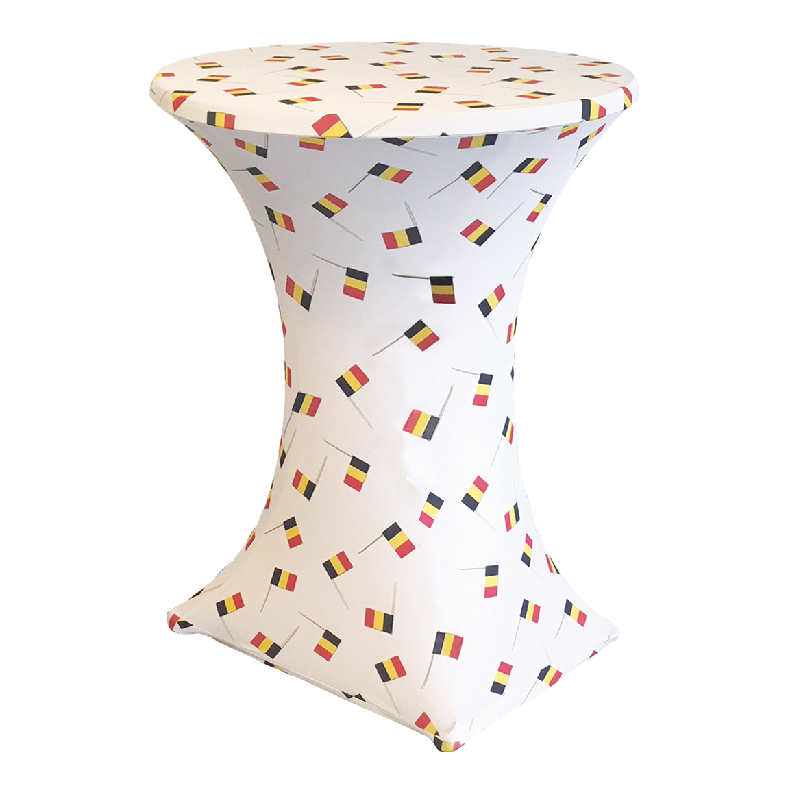 Statafelrok met print de vlag van België