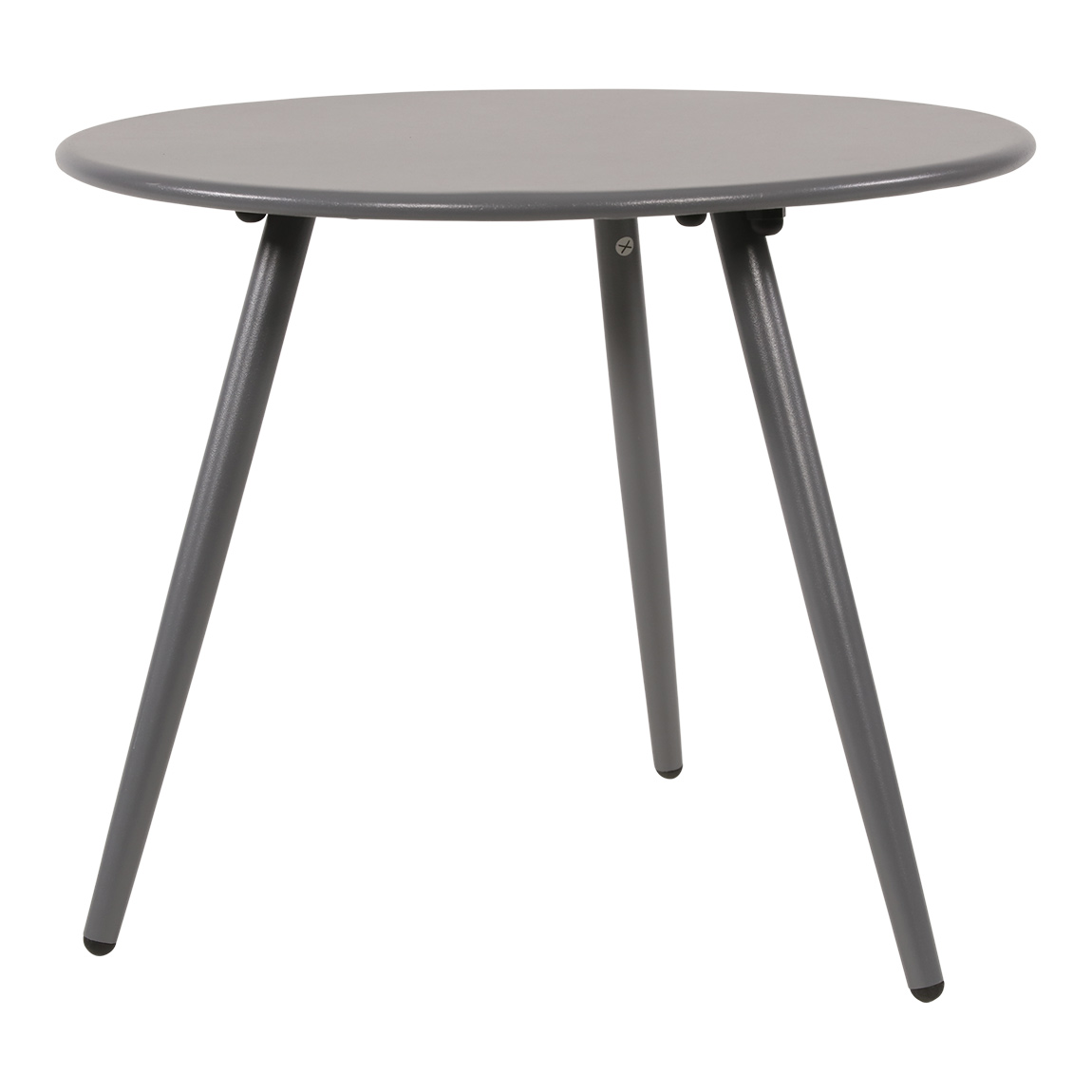 Bijzettafeltje Rafael metaal grijs 45 x 35 cm