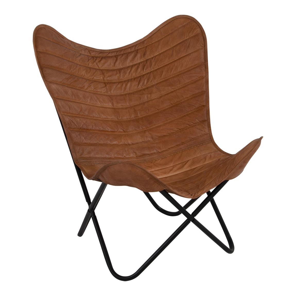 Vlinderstoel Billy kleur bruin