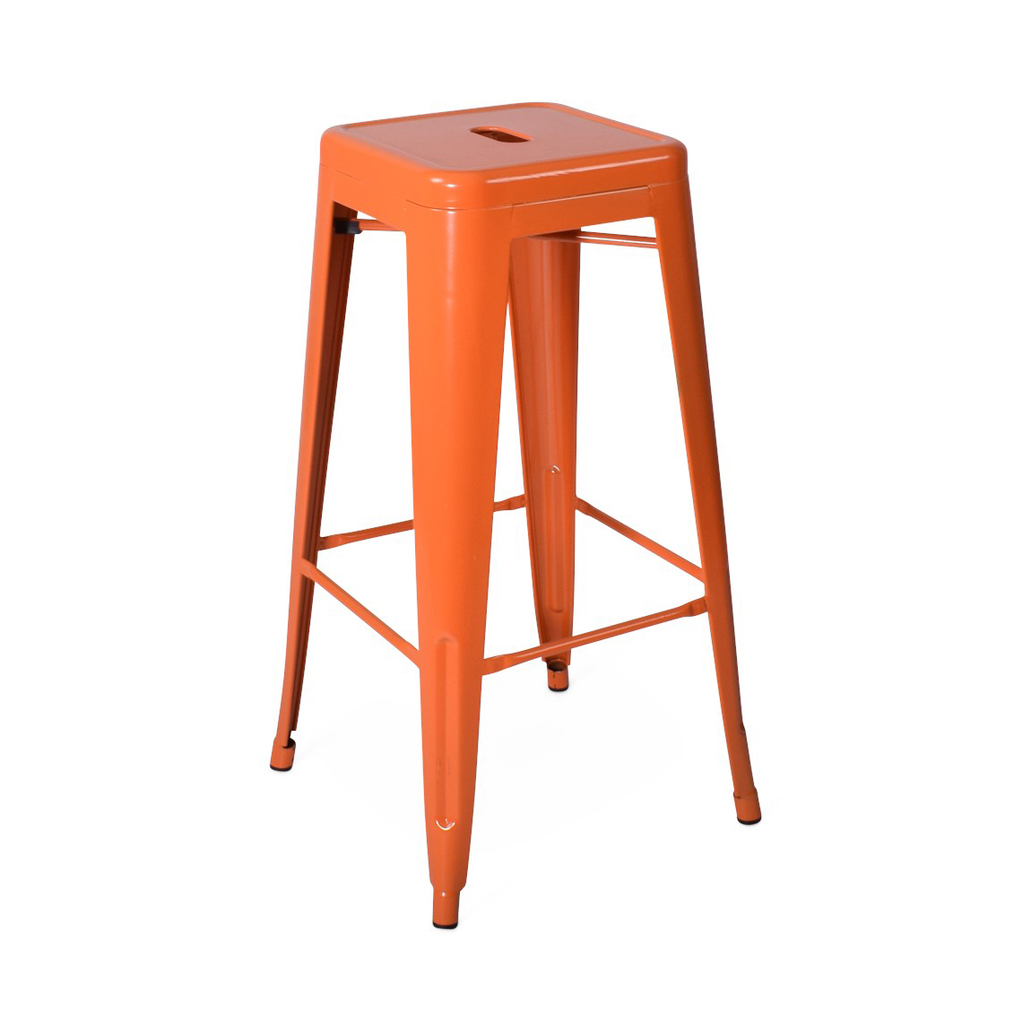 Industriële stapelbare barkruk - oranje