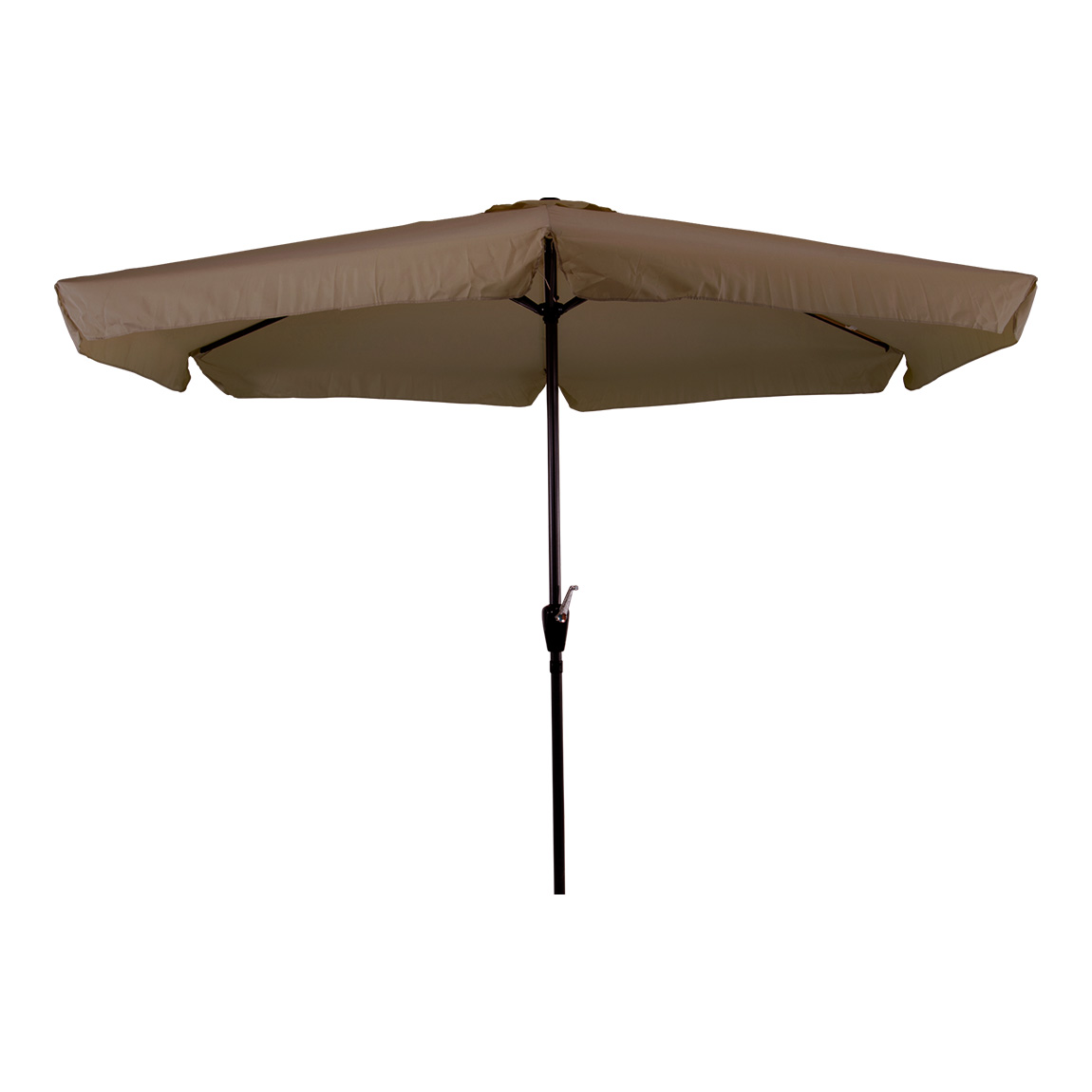 Stokparasol rond 3 meter model Gemini taupe