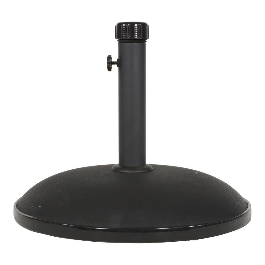 Parasolvoet beton 30 kg kleur zwart