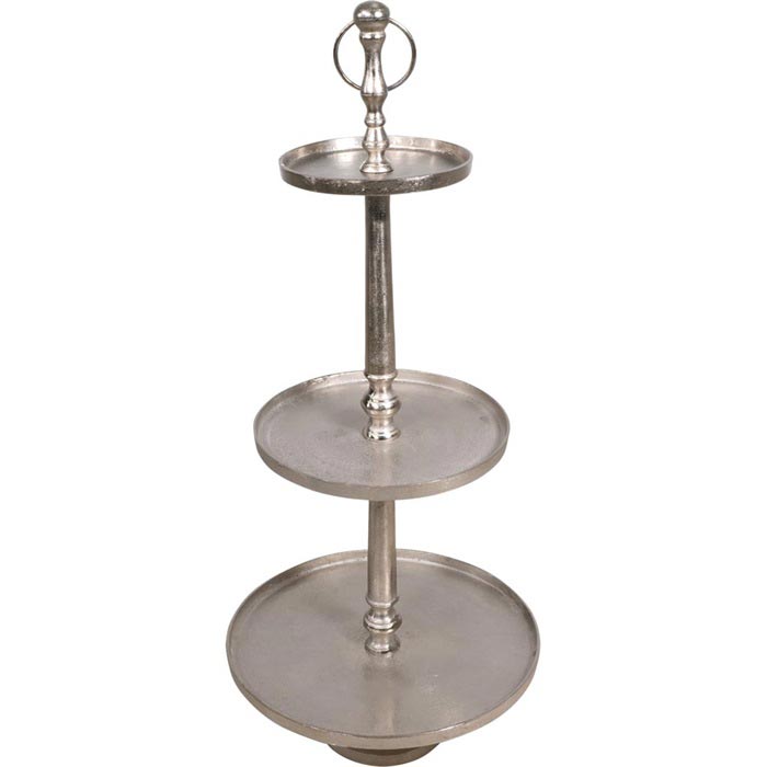 Etagère brush aluminium 89 cm hoog