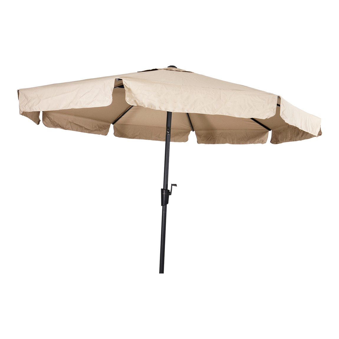 Parasol Libra rond 3 meter met molen kleur ecru