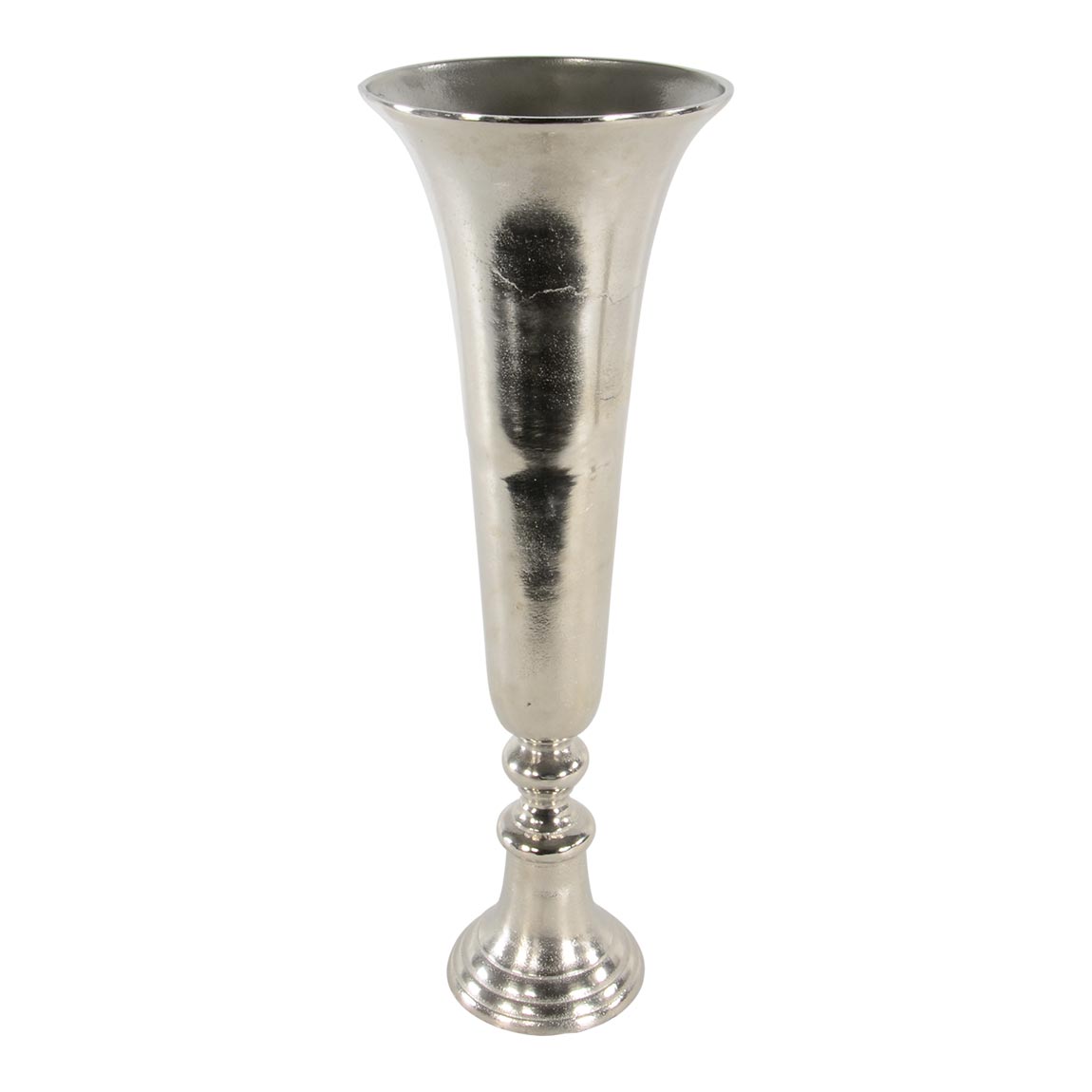 Vaas brush aluminium 55 cm hoog