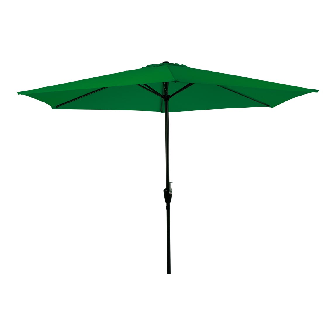 Parasol 3 meter met molen en 6 baleinen groen