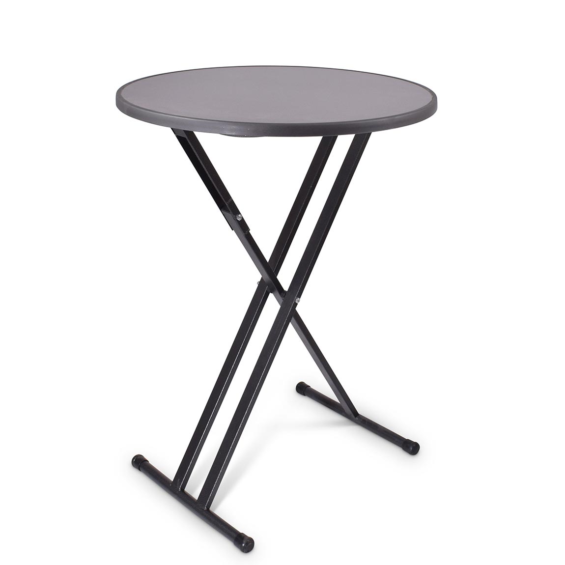 Statafel metaal met 80 cm rond tafelblad model ST3