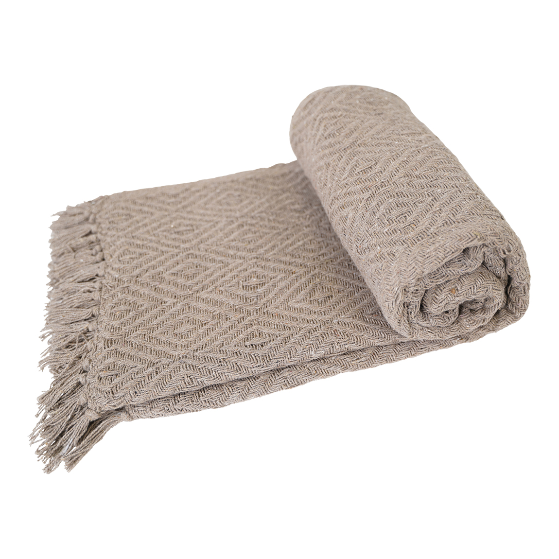 Plaid bruin 125 x 150 cm