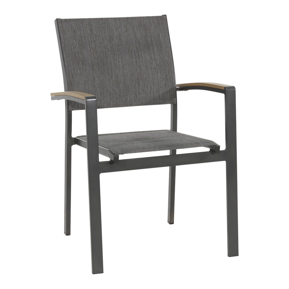 Stapelstoel Arezzo aluminium textileen