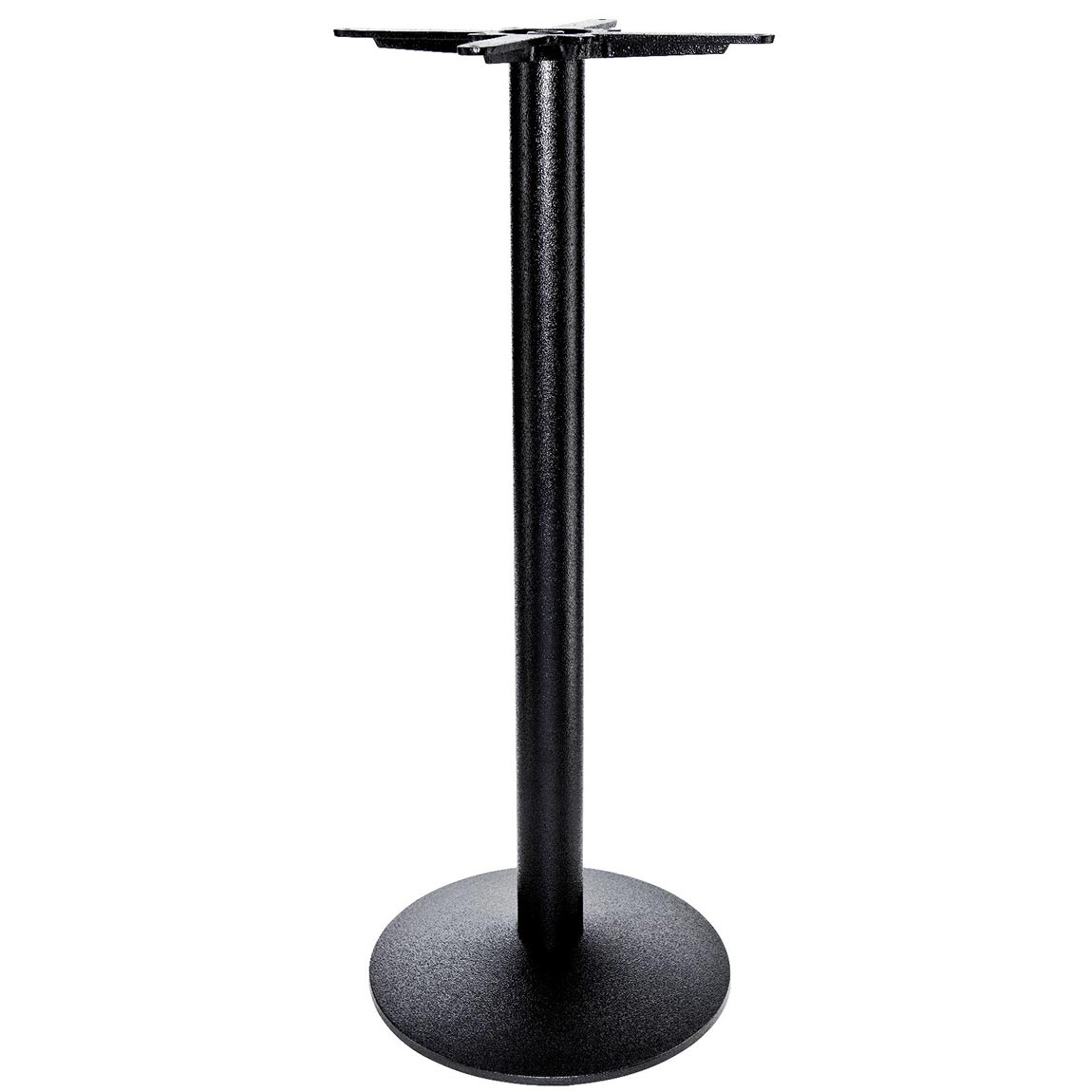 Statafelonderstel gietijzer met 43 cm bolle ronde voet 108 cm hoog