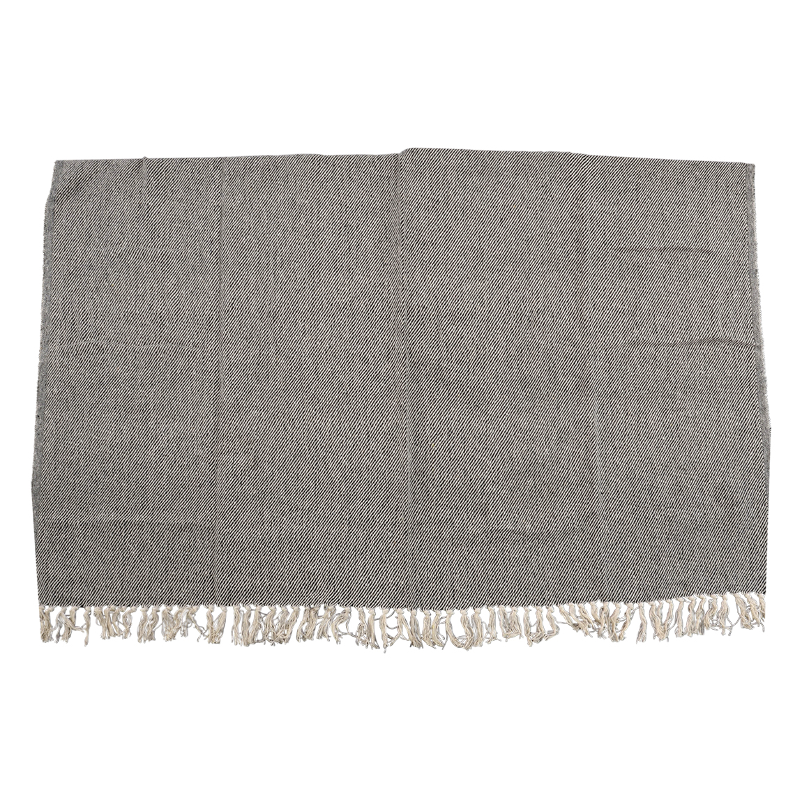 Plaid beige/zwart 125 x 150 cm