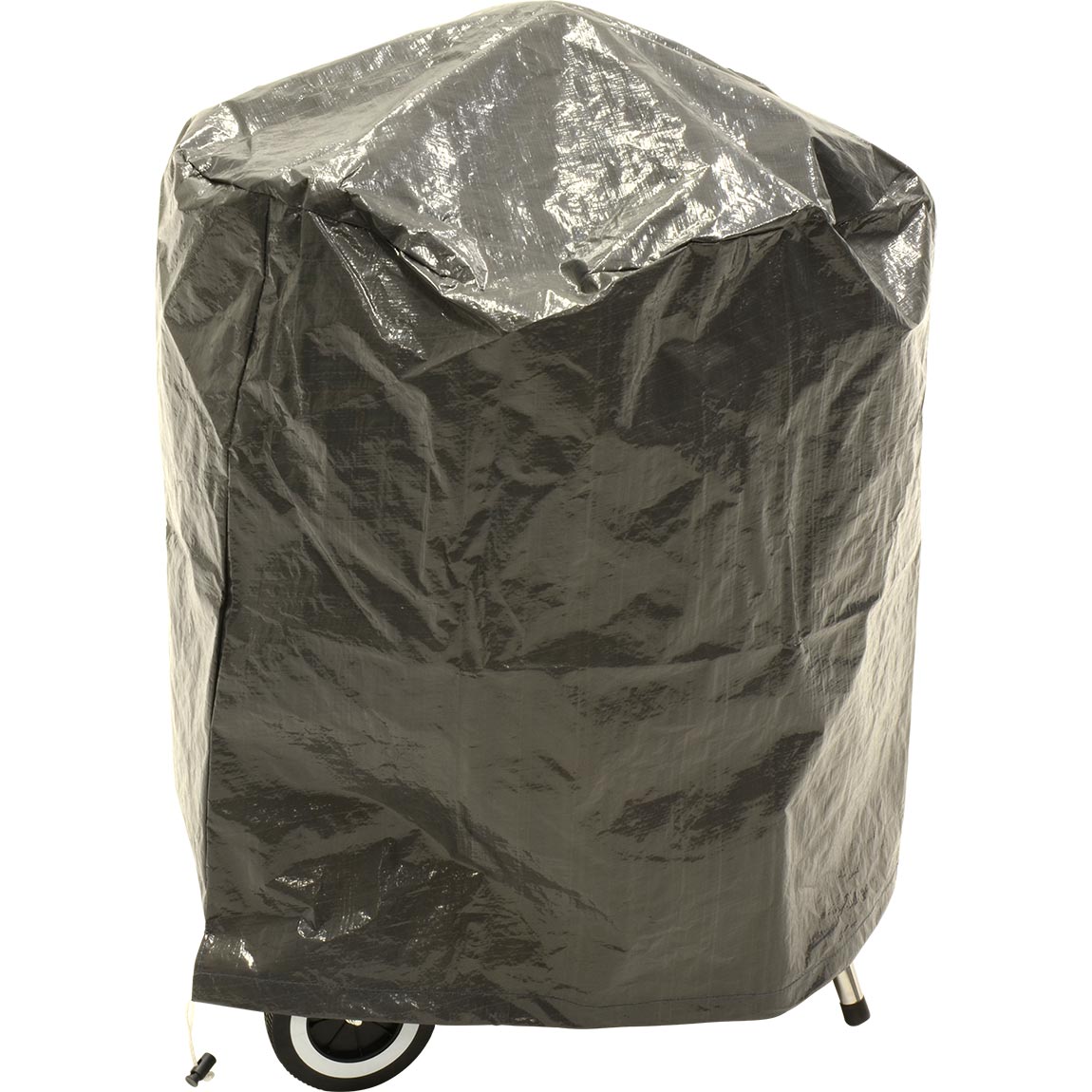 Barbecue beschermhoes rond kleur grijs