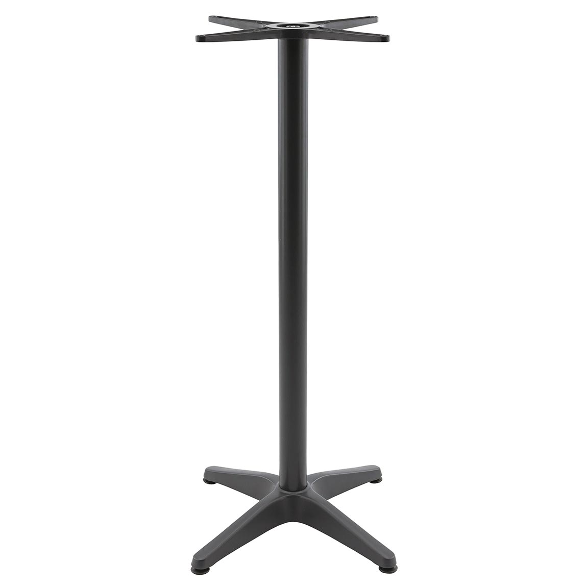Statafelonderstel aluminium met kruisvoet antraciet